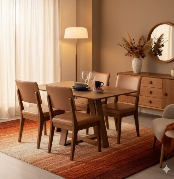 Canela e tons terrosos renovam a decoração e marcam a chegada do outono