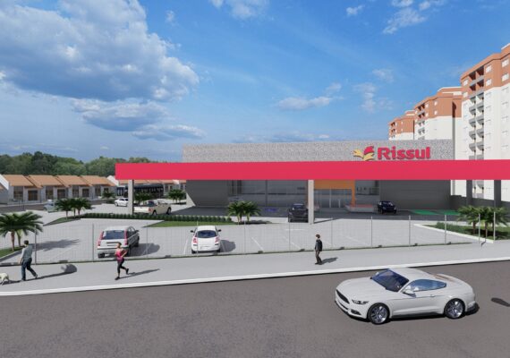 Com investimento de R$ 30 milhões, UnidaSul acelera obras da nova loja Rissul em Esteio