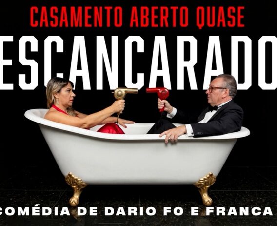 “Casamento Aberto, Quase Escancarado” estreia no Teatro Olga Reverbel do Multipalco Eva Sopher
