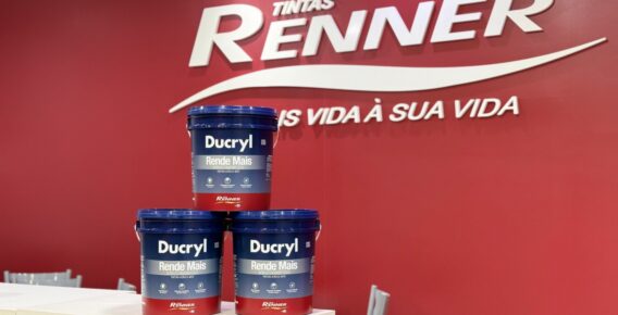 Tintas Renner amplia portfólio e lança nova base da Ducryl Rende Mais